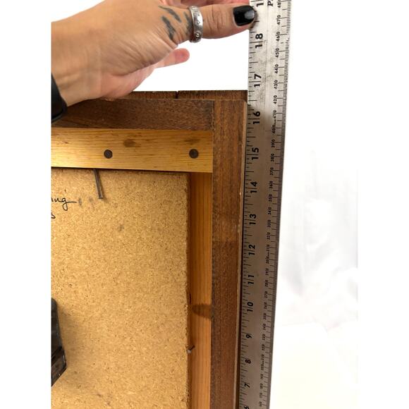 Vintage Four Sacred Plants Native American Sandstone Clock Sand Painting Begay - Picture 6 of 16